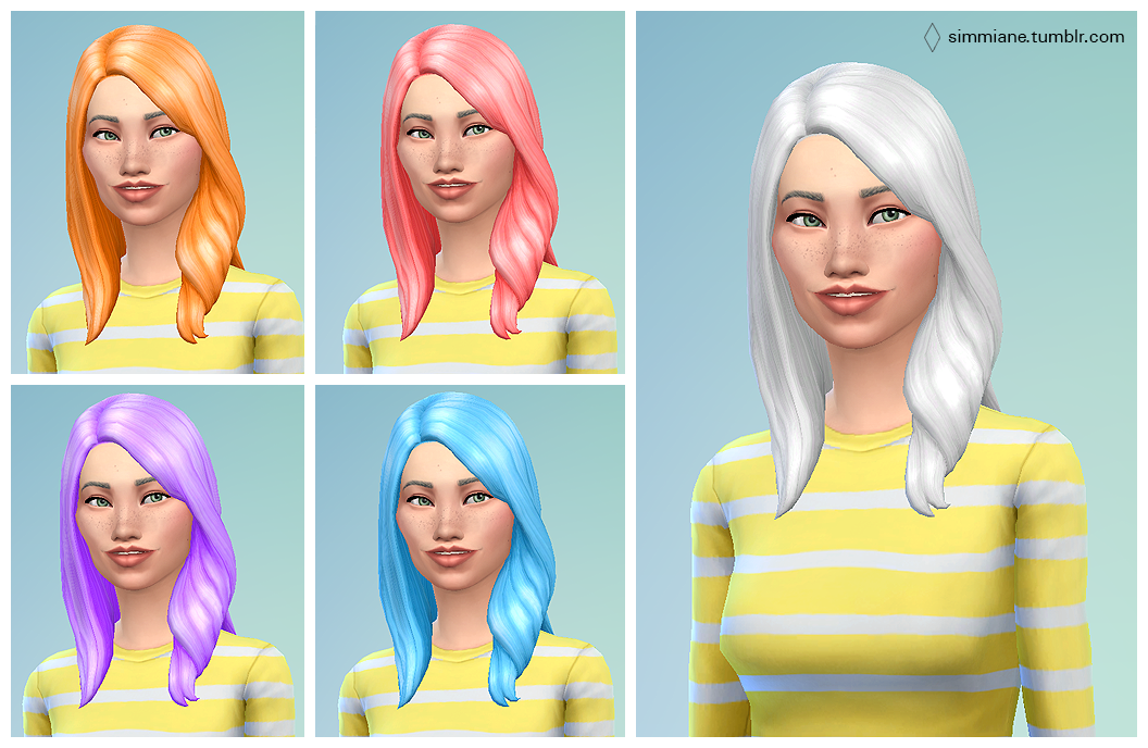 sims 4 hair recolors